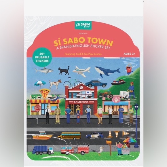 Si Sabo Town Spanish-English Sticker Set - Picture 4 of 9